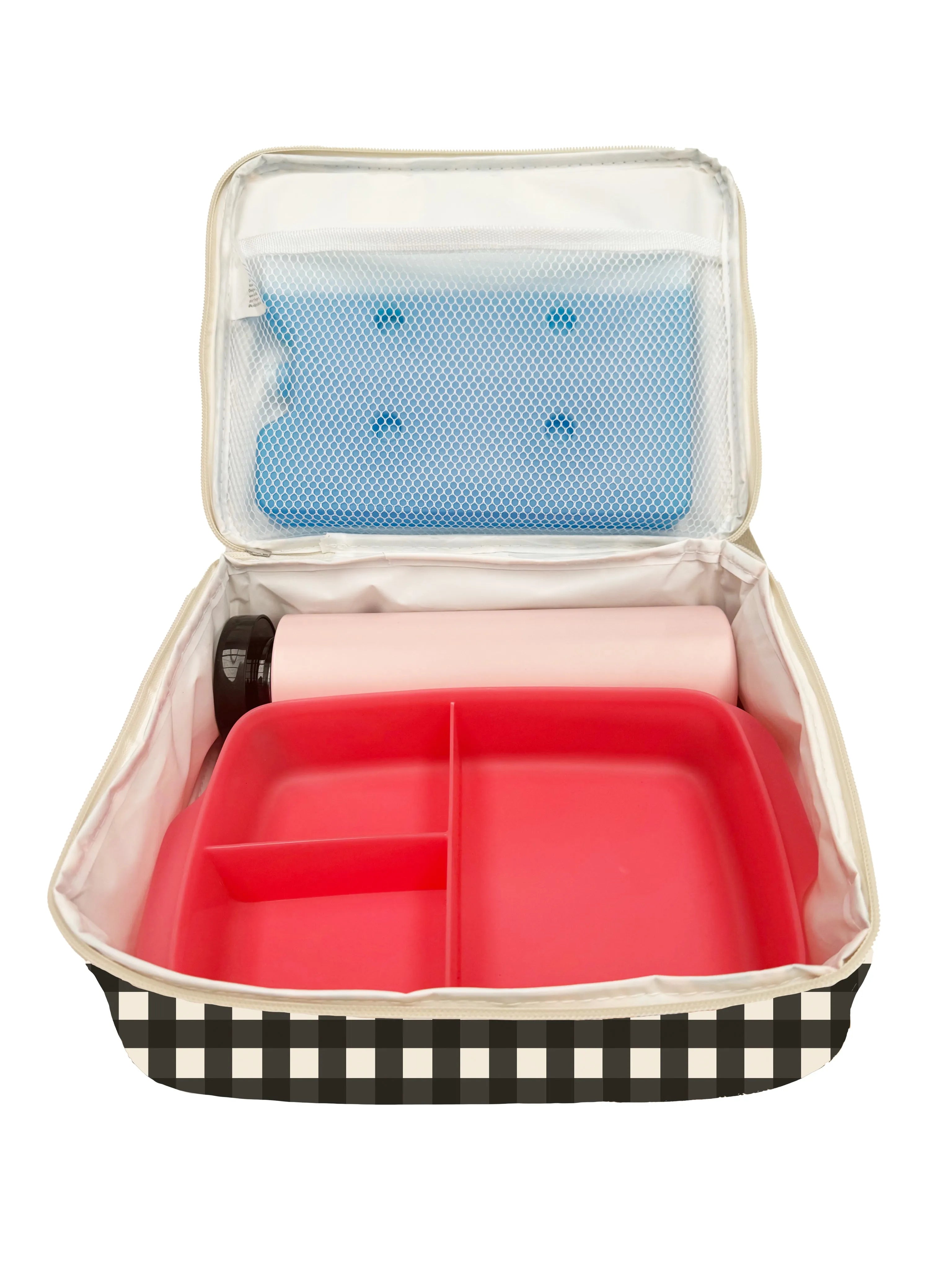 Bento Bag Black Check