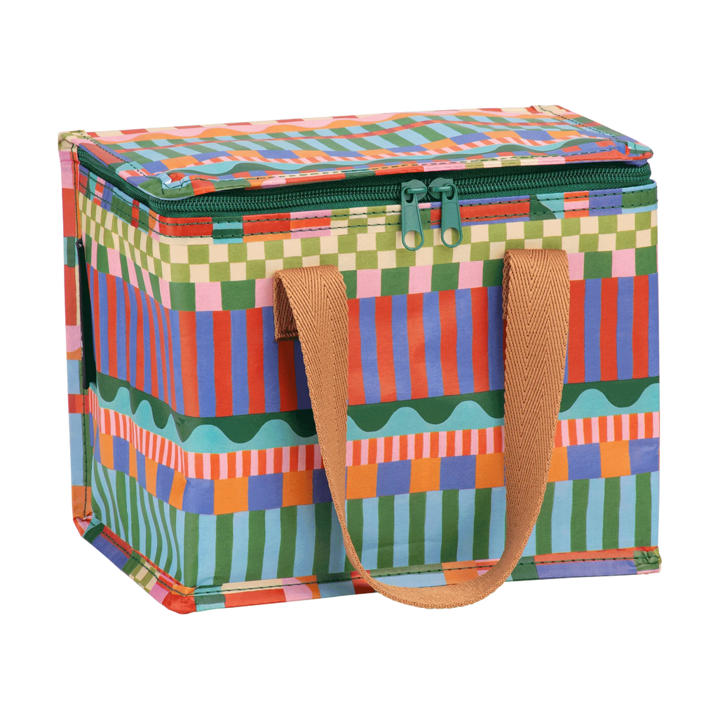 Lunch Bag Blocks and Stripe