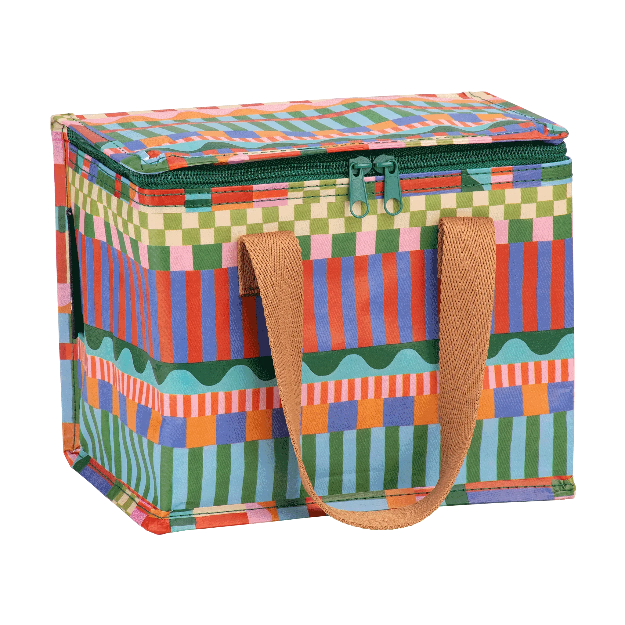 Lunch Bag Blocks and Stripe