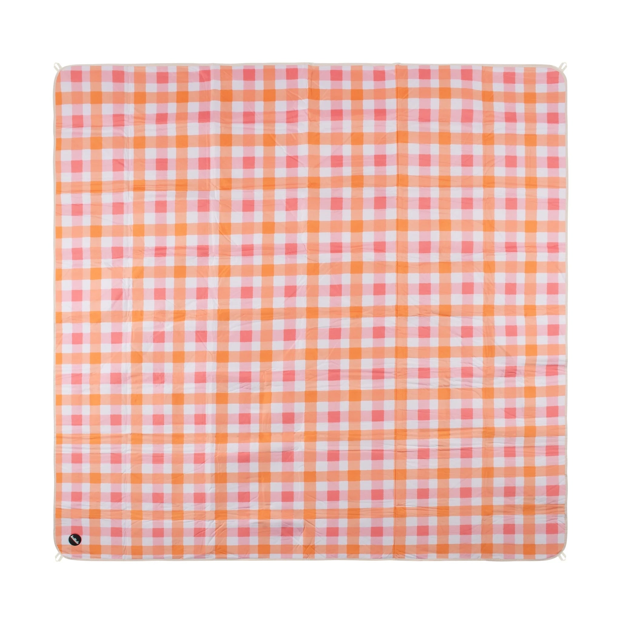 Picnic Mat Watermelon Peach Check