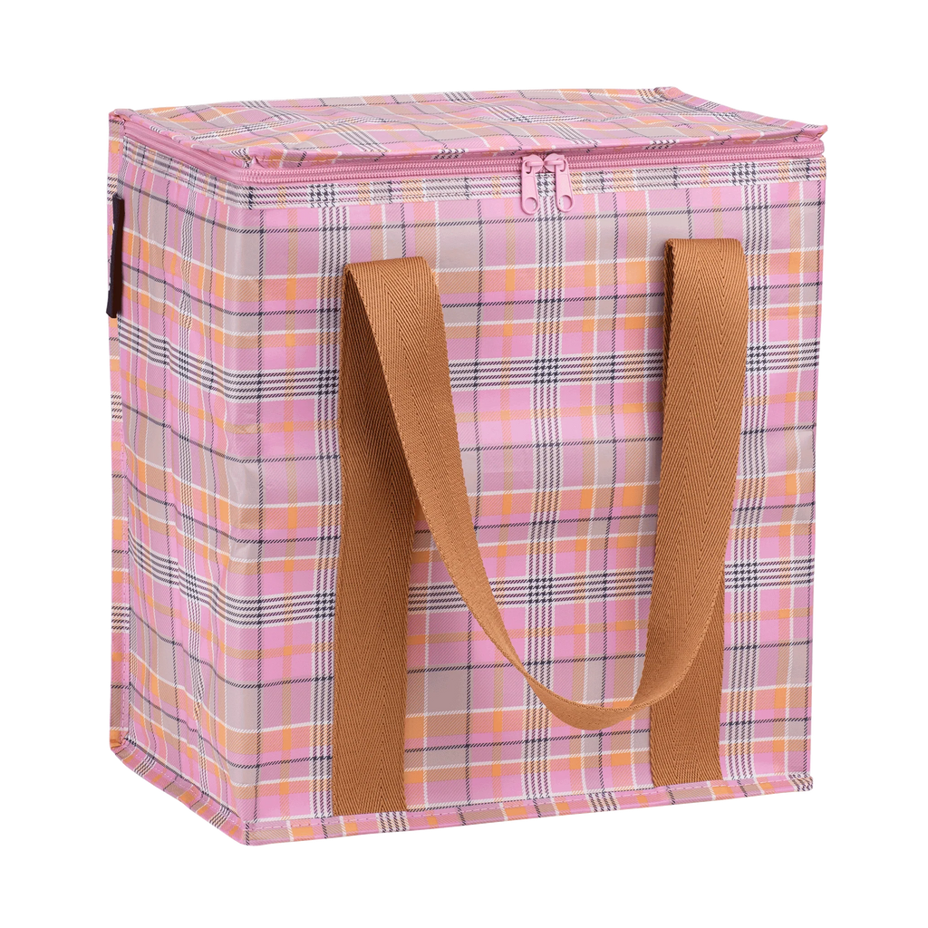 Beach Must-Haves Pink Blanket Check