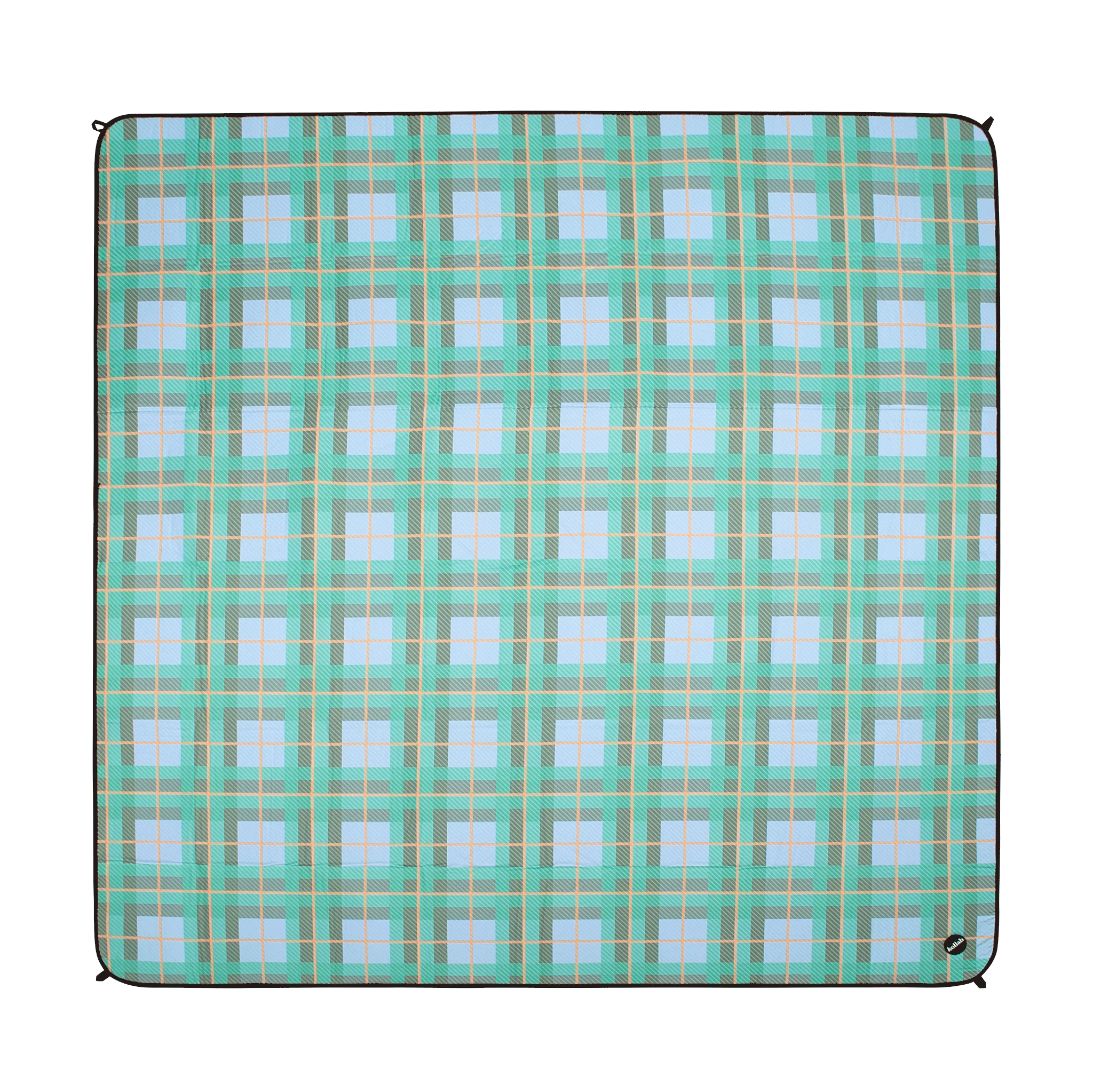 Picnic Mat Ocean Check