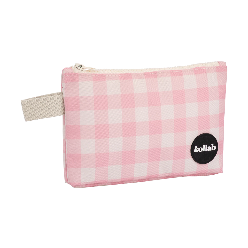Mini Pouch Candy Pink Check