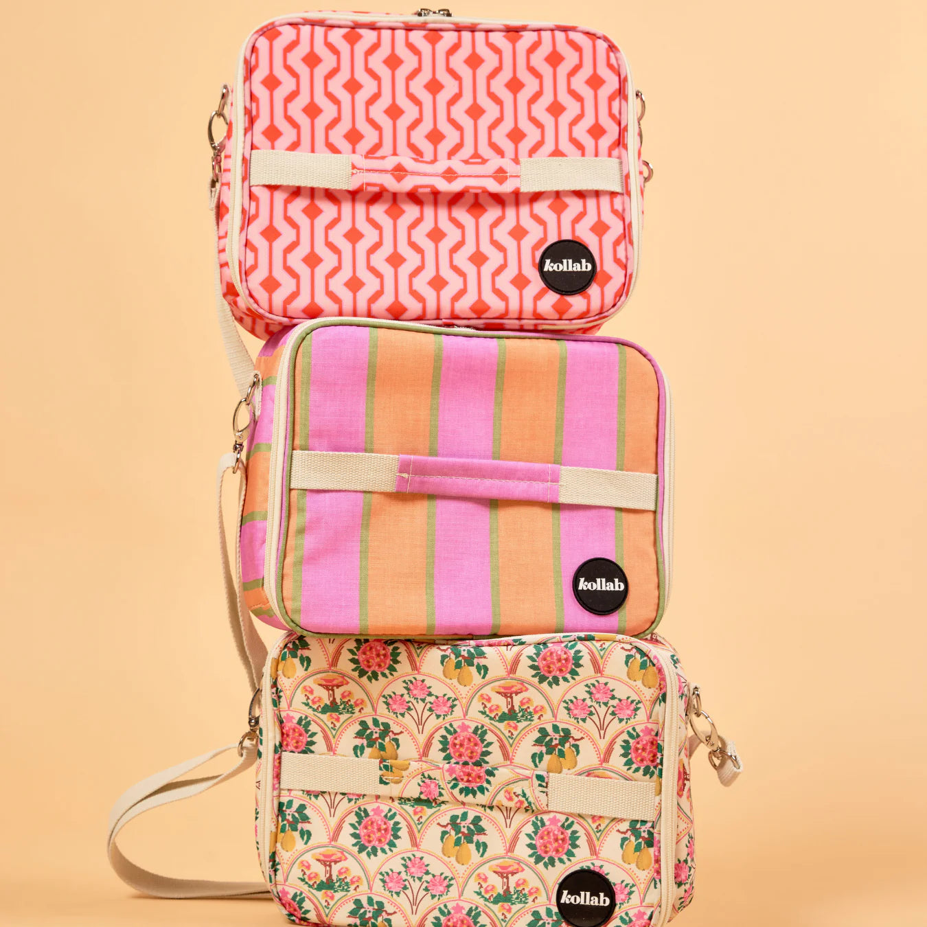 Bento Bag Cherry Zig Zag