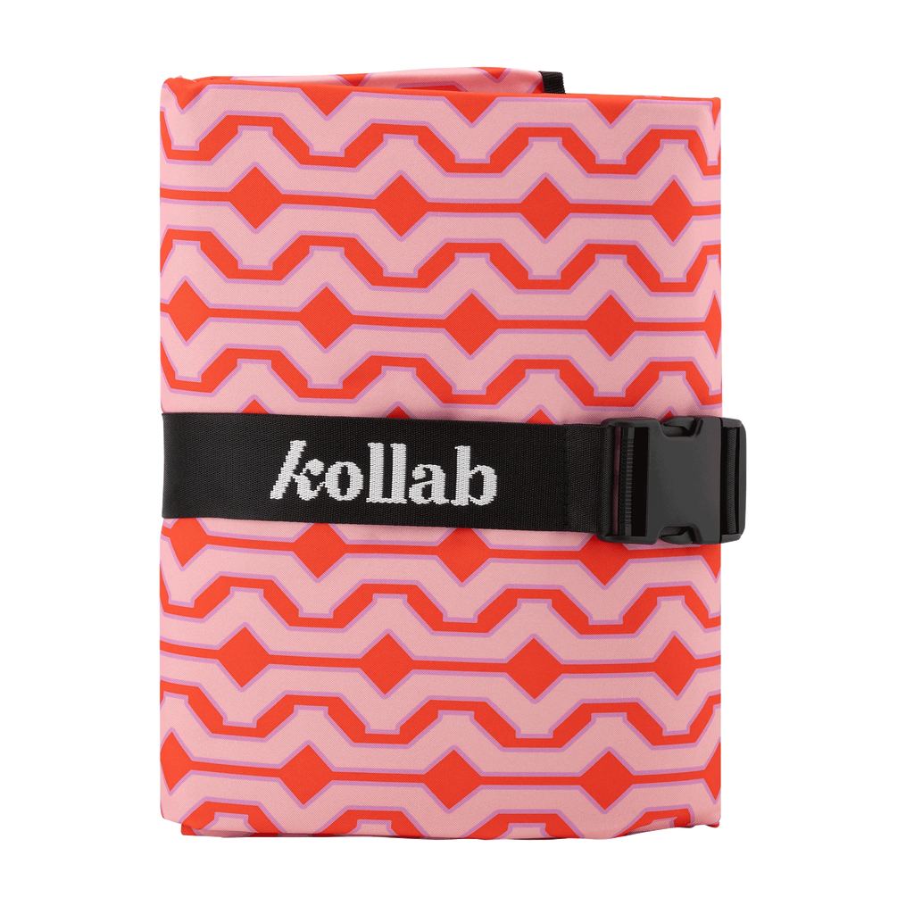 Picnic Mat Cherry Zig Zag