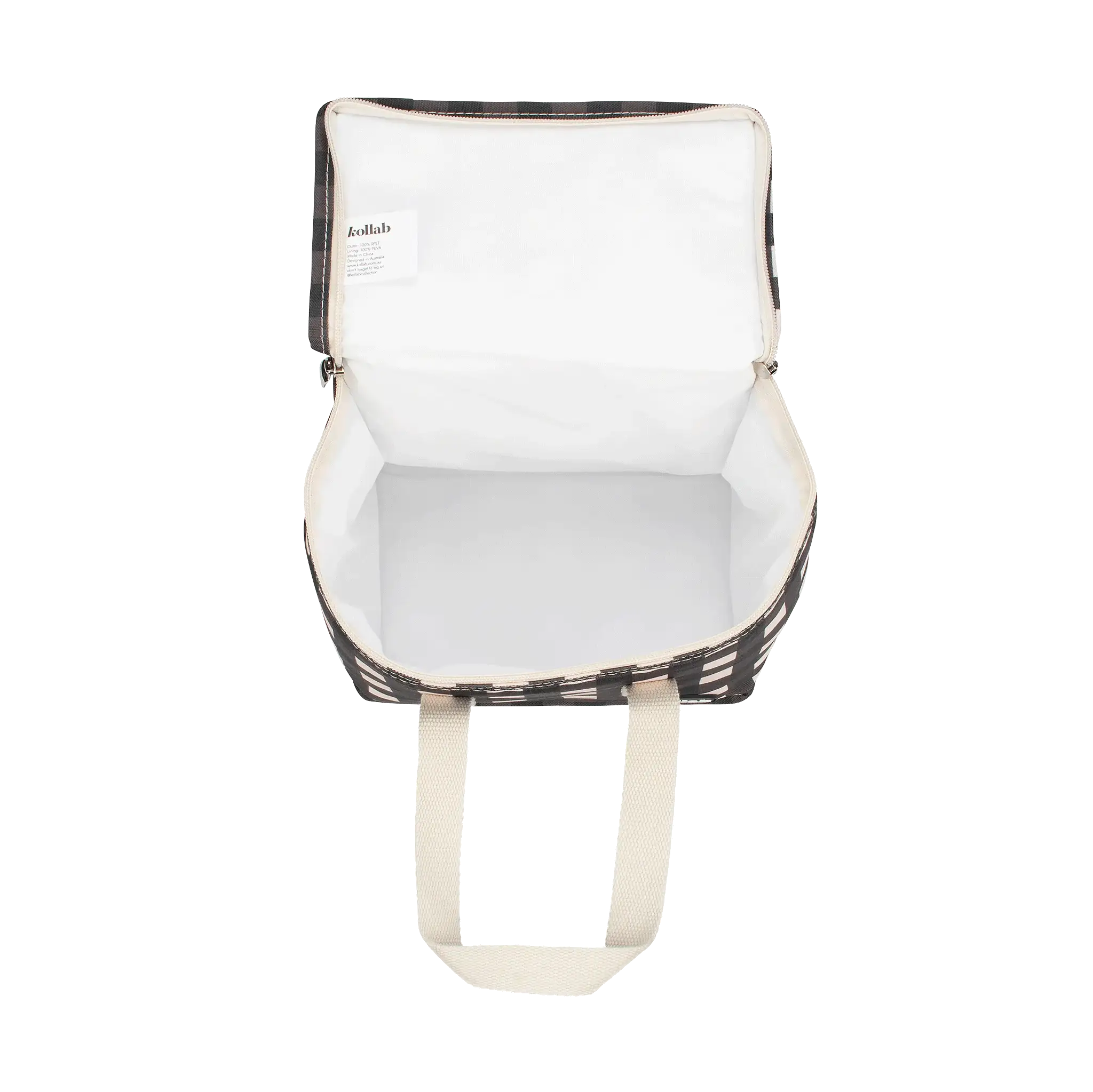 Lunch Bag Black Check