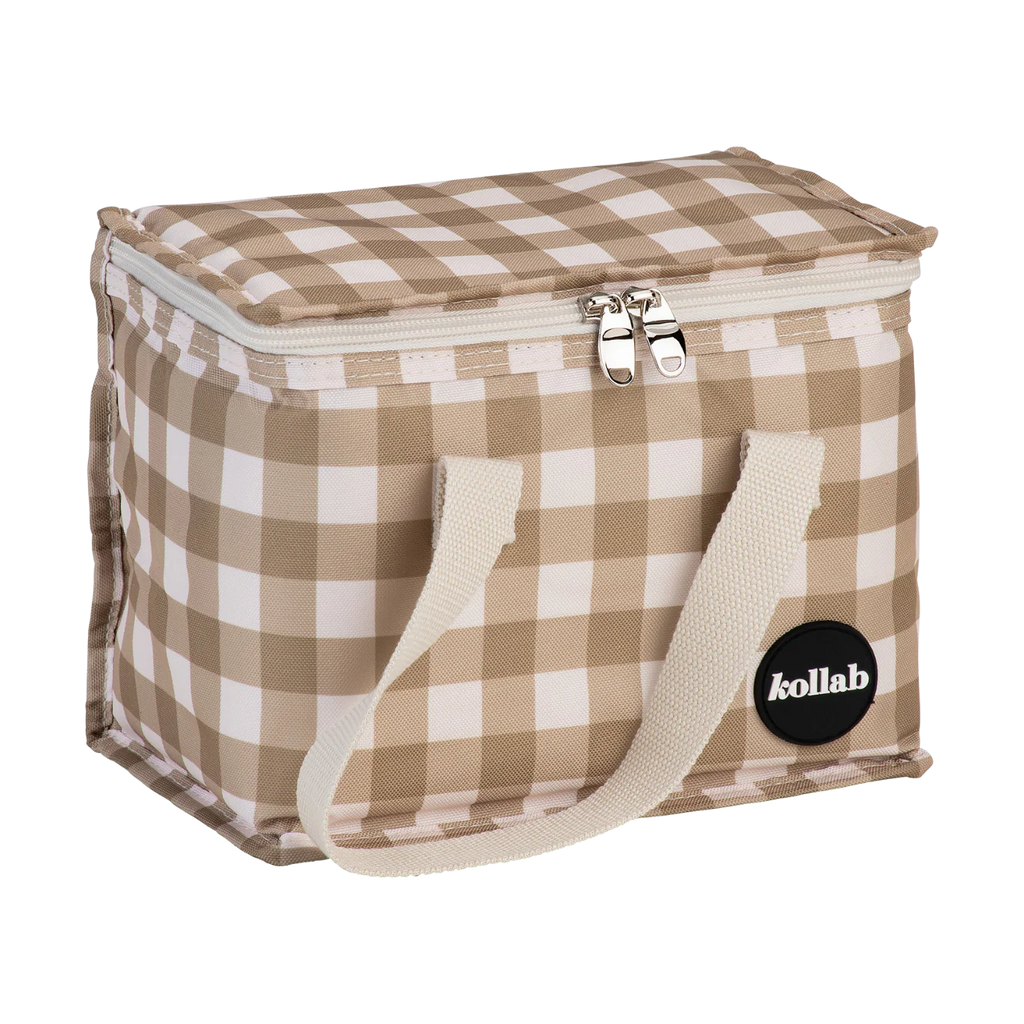 Lunch Bag Olive Check