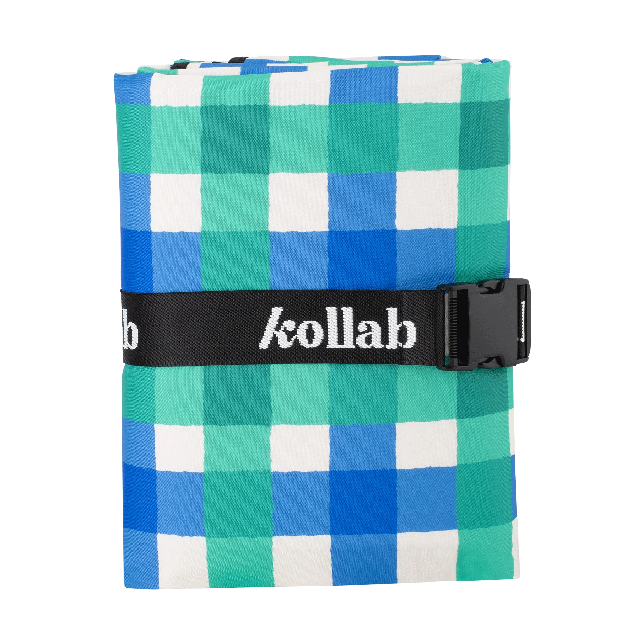 Picnic Mat Green Blue Check