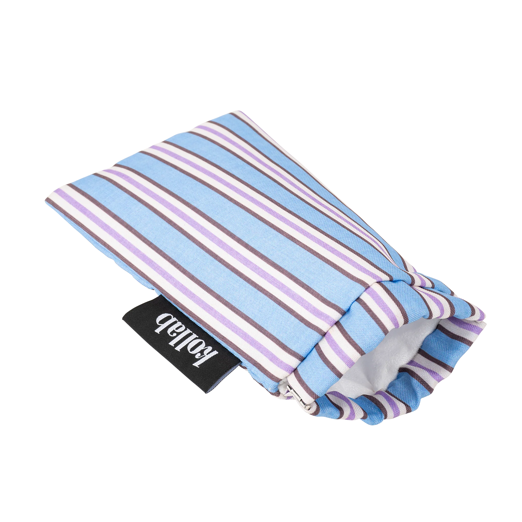Glasses Case Choc Blue Stripe