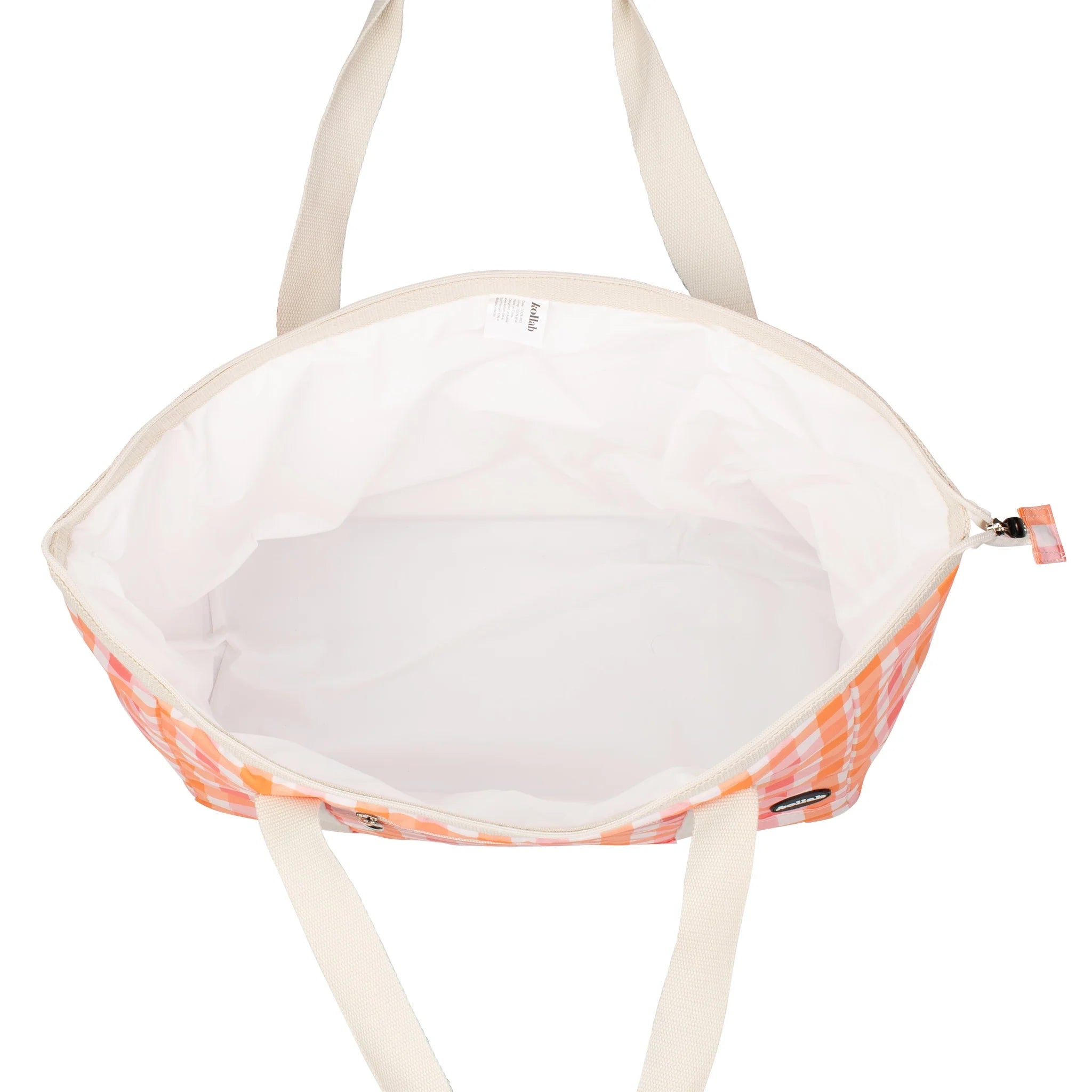 Tote Bag Watermelon Peach Check