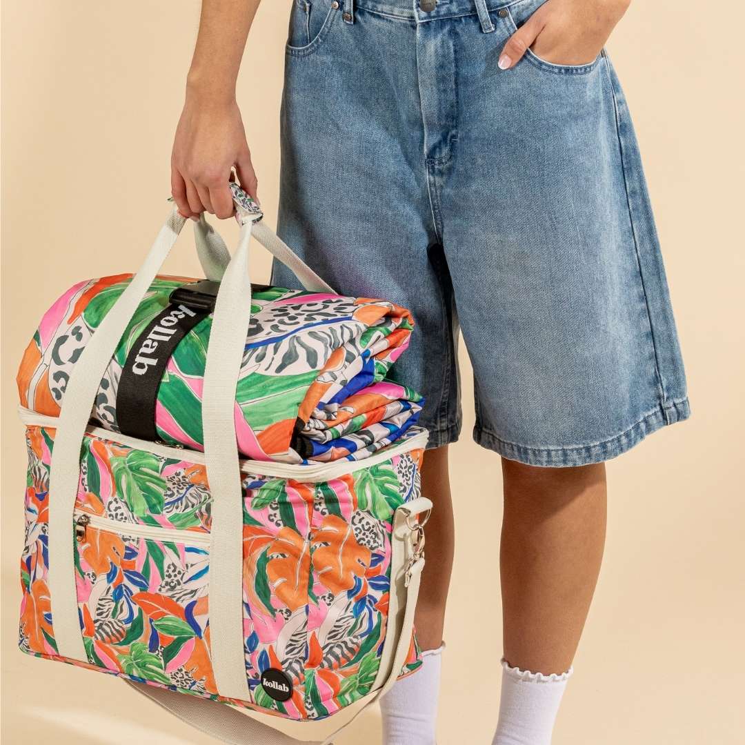 Picnic Bag Leopard Tropics