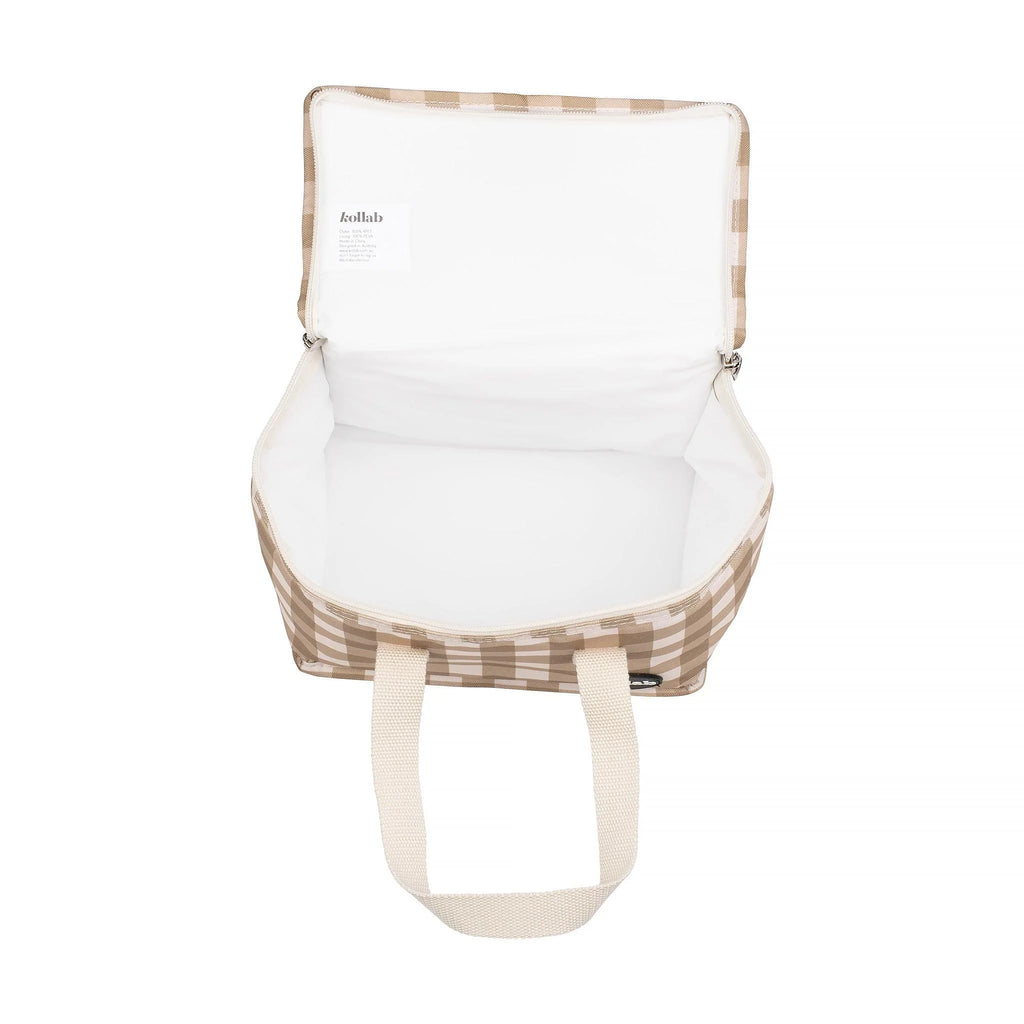 Lunch Bag Olive Check