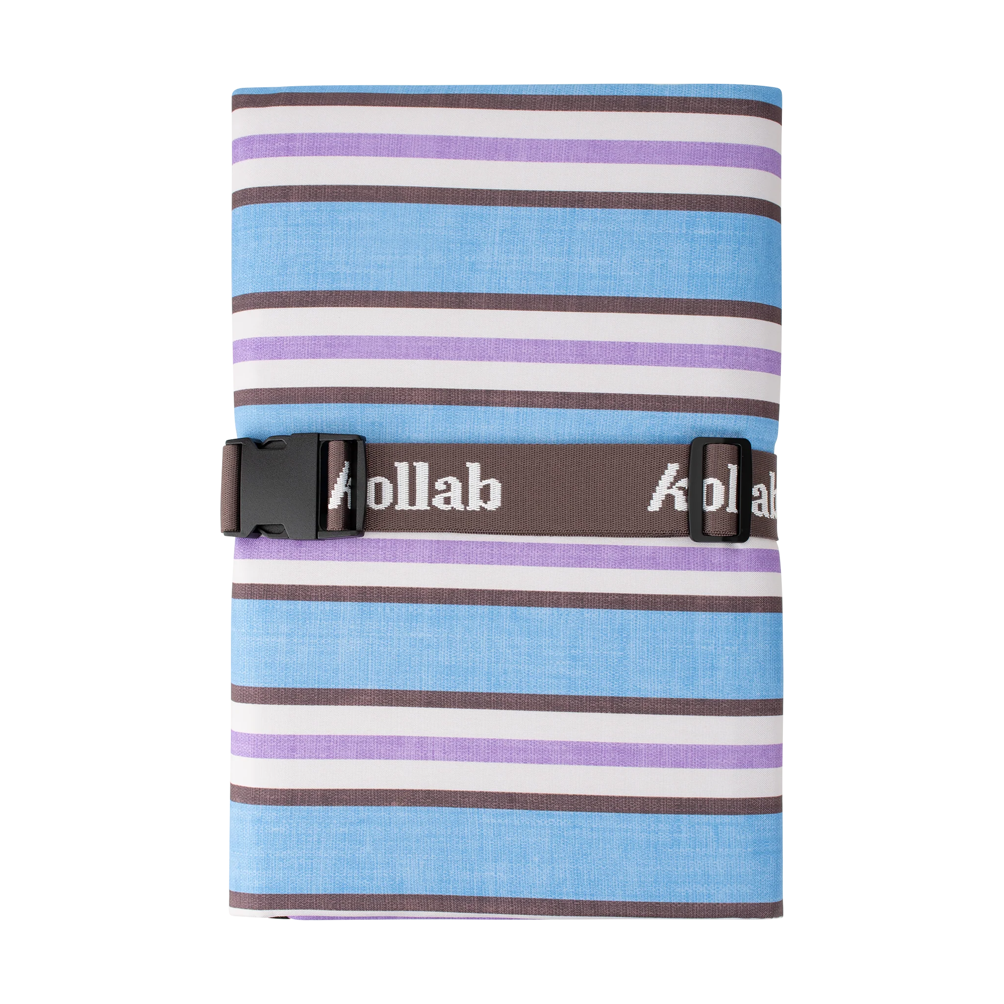 Medium Mat Choc Blue Stripe