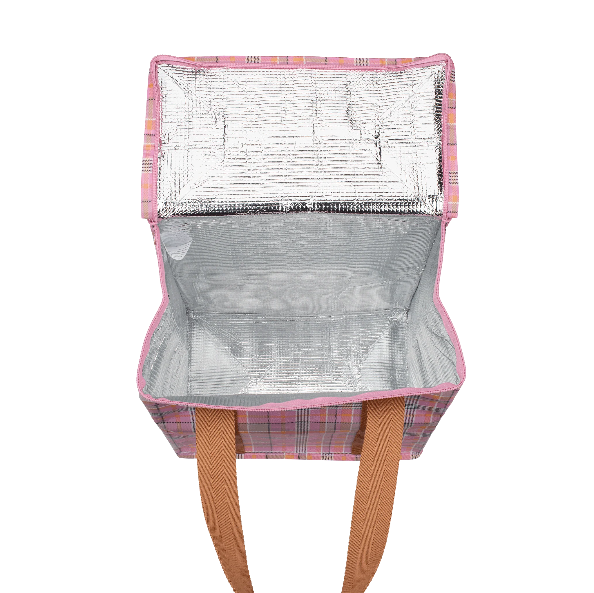 Lunch Bag Pink Blanket Check