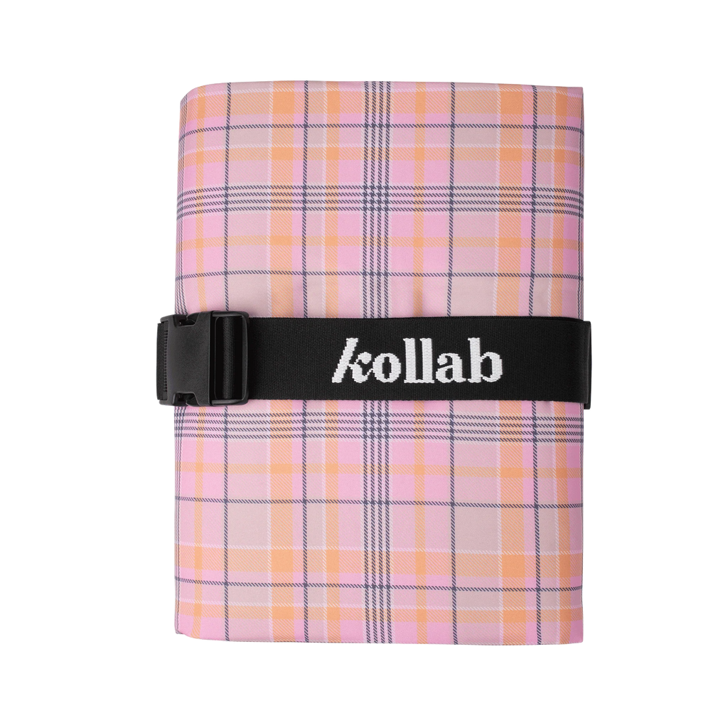 Beach Must-Haves Pink Blanket Check