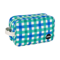 Travel Bag Green Blue Check