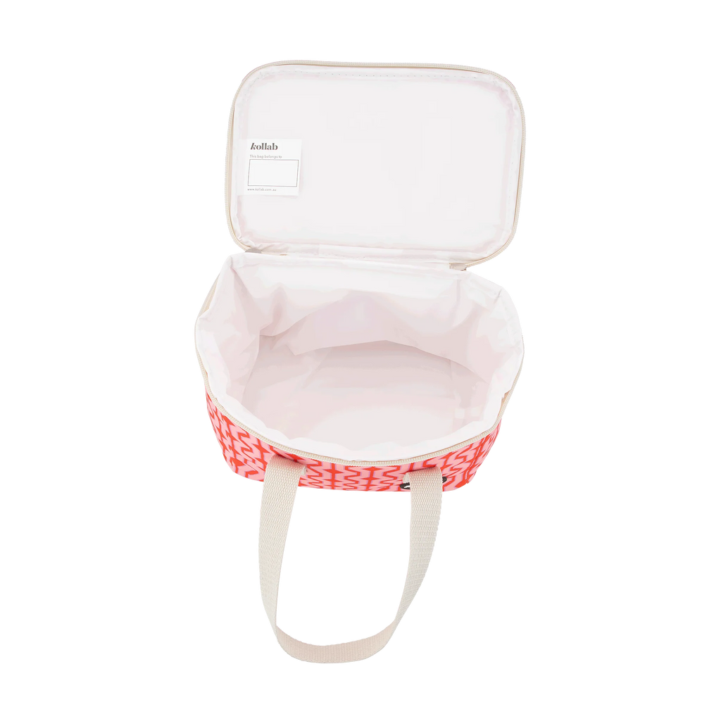 Lunch Bag Cherry Zig Zag