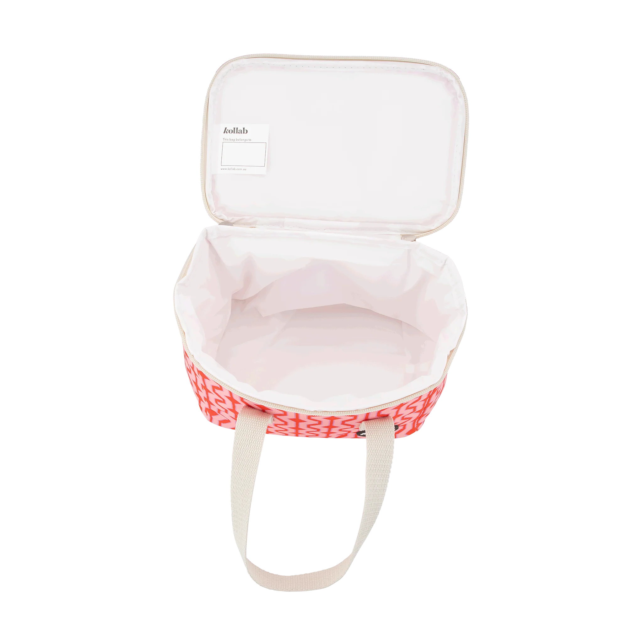 Lunch Bag Cherry Zig Zag