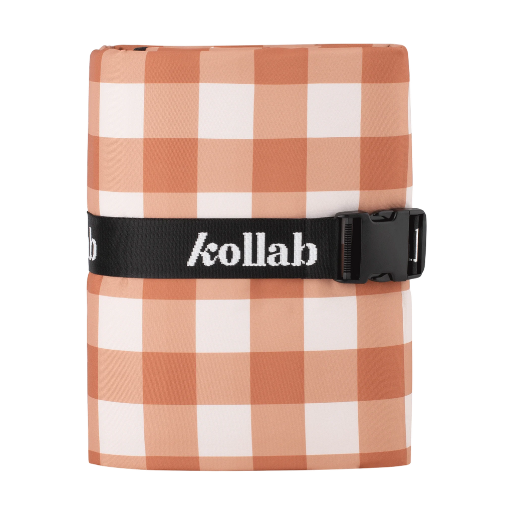 Picnic Mat Clay Check