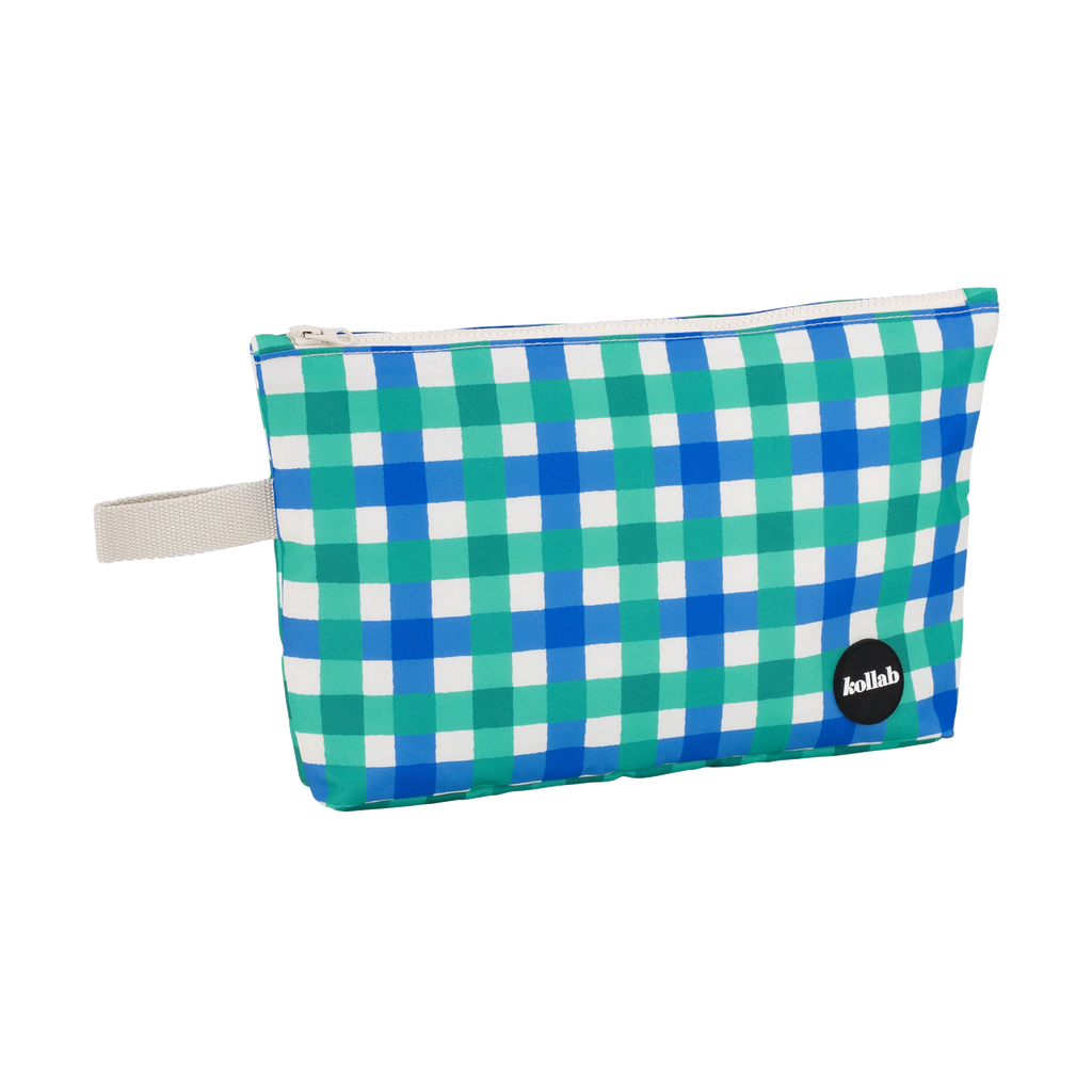 Wet Bag Green Blue Check