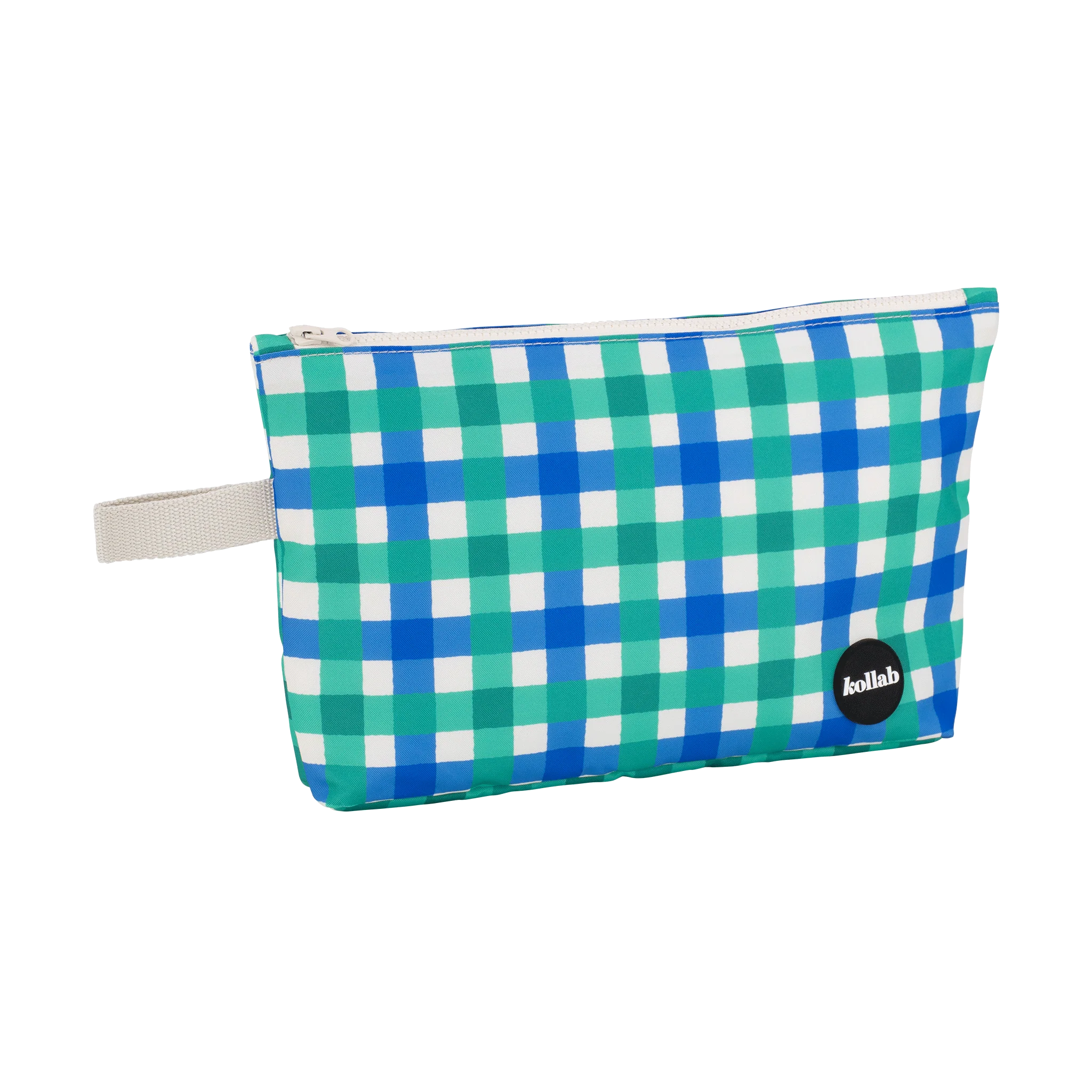 Wet Bag Green Blue Check