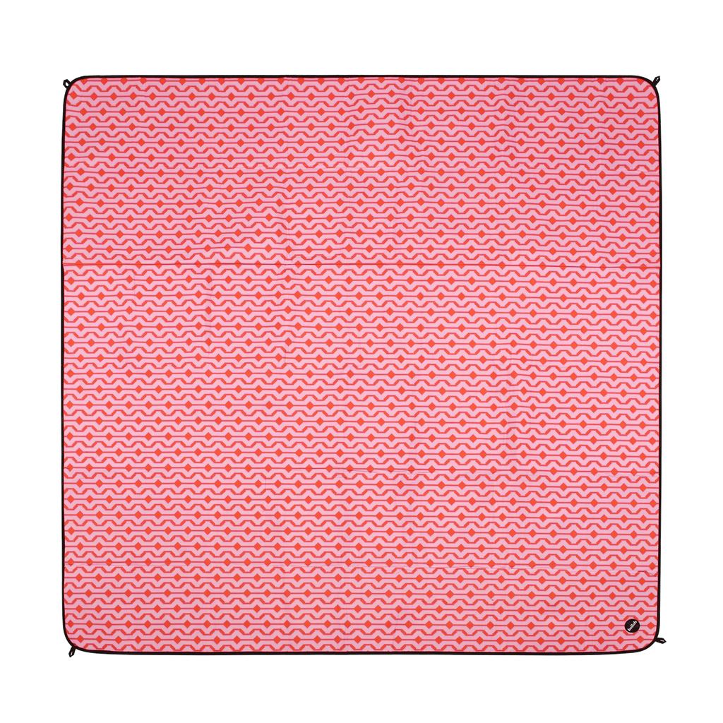 Picnic Mat Cherry Zig Zag