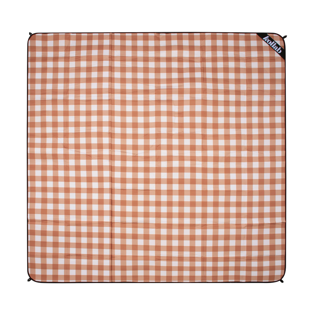 Picnic Mat Clay Check