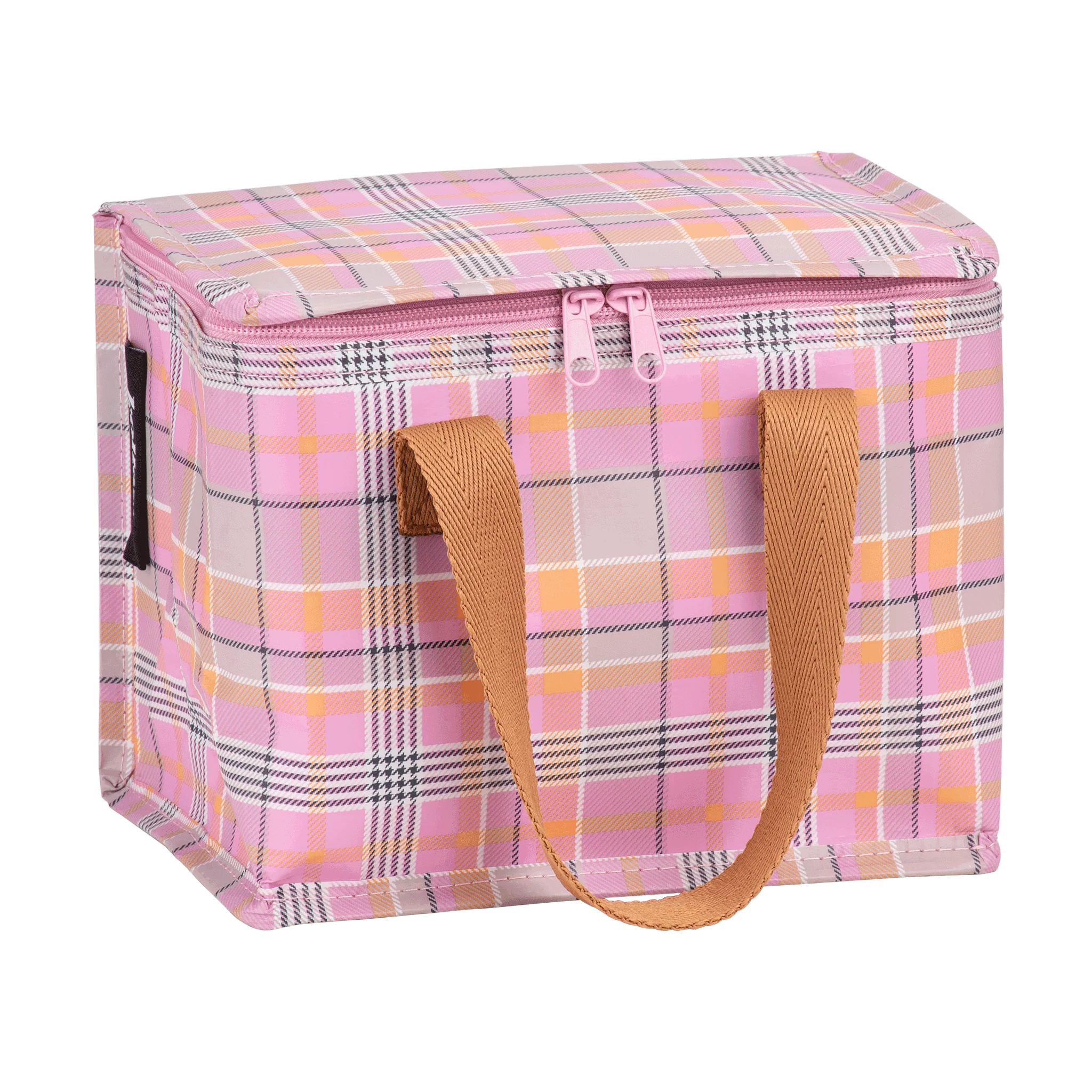 Lunch Bag Pink Blanket Check