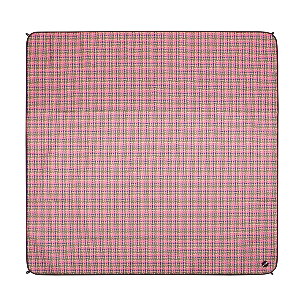 Picnic Mat Pink Houndstooth