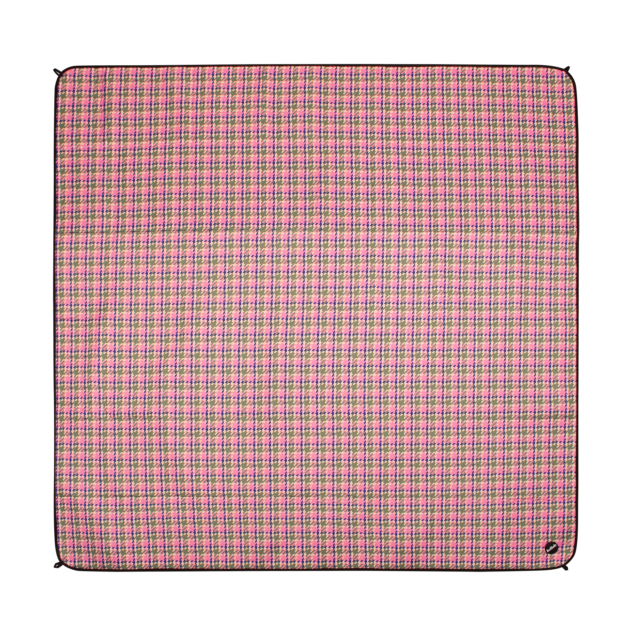 Picnic Mat Pink Houndstooth