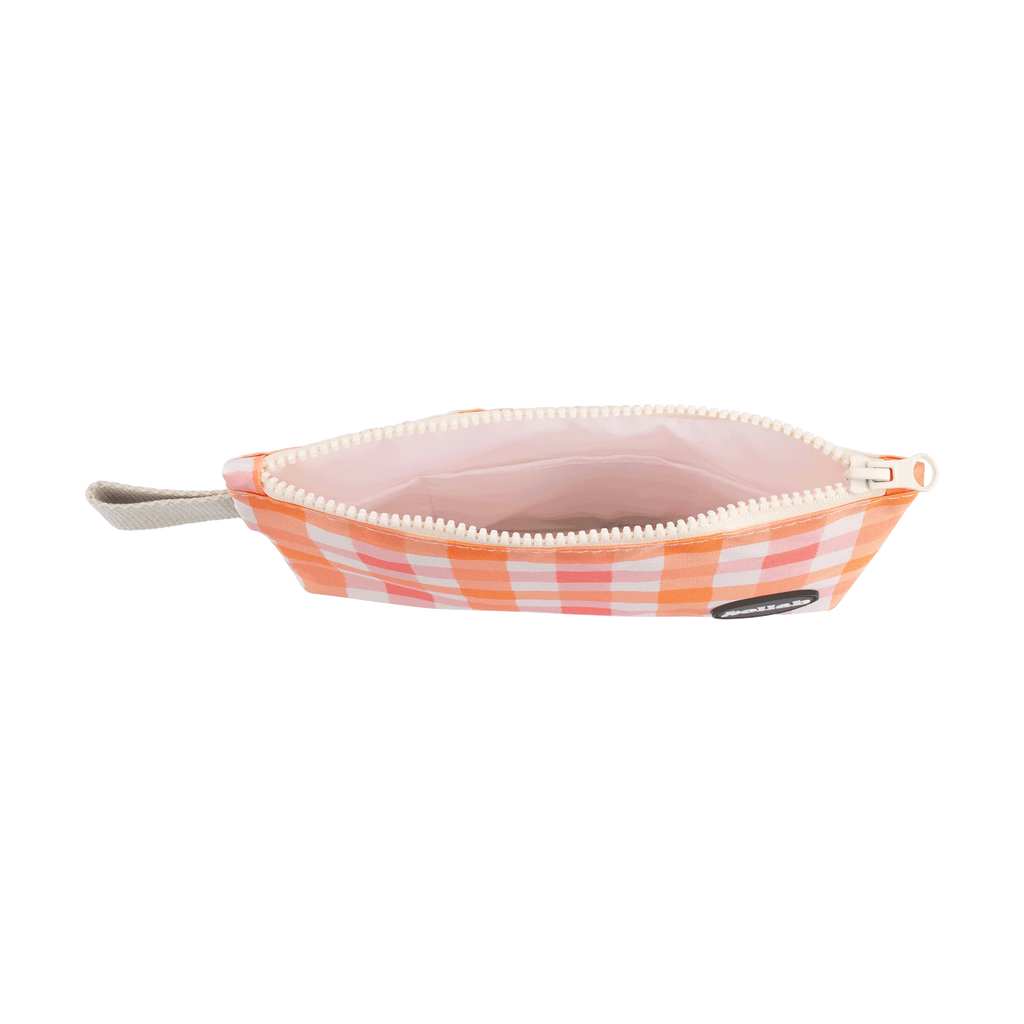 Mini Pouch Watermelon Peach Check