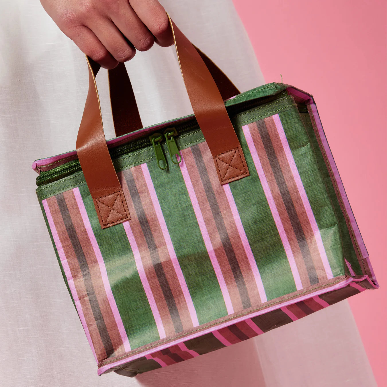 Lunch Bag Forest Stripe