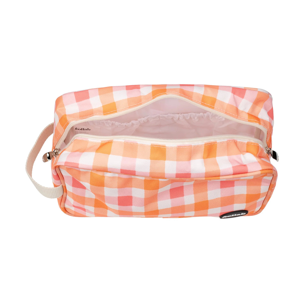 Travel Bag Watermelon Peach Check