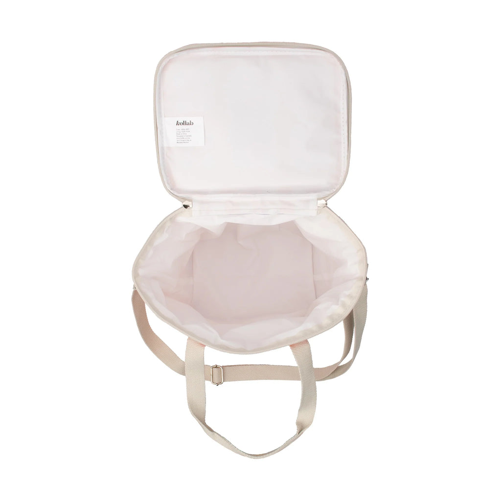 Mini Cooler Watermelon Peach Check