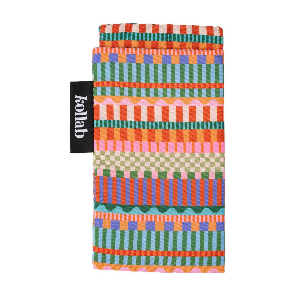 Glasses Case Blocks and Stripe